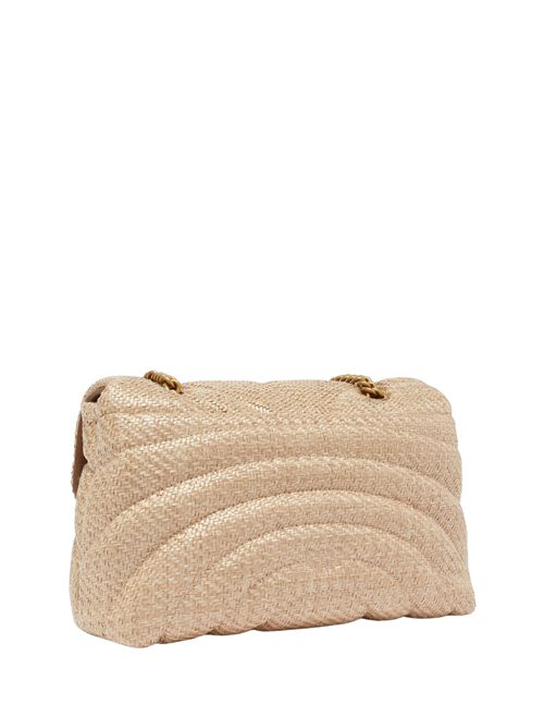 Borsa media Classic Love Puff in rafia Beige PINKO | 100038 A2C8C50Q